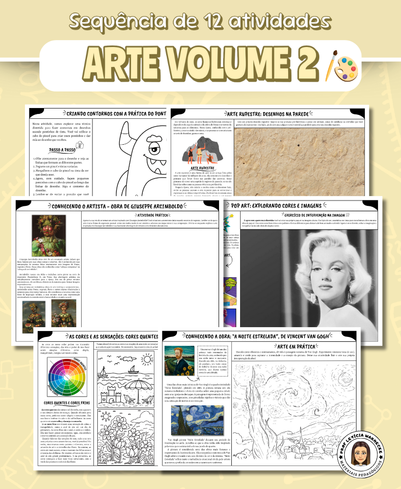Sequência de atividades de Arte - Volume 2