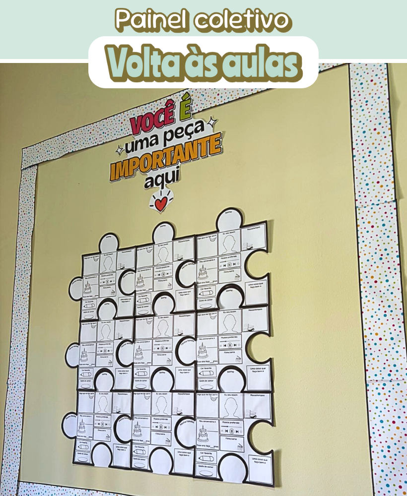 Painel volta às aulas - “Você é uma peça importante aqui”