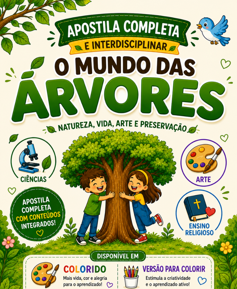 O mundo das árvores — Apostila Interdisciplinar
