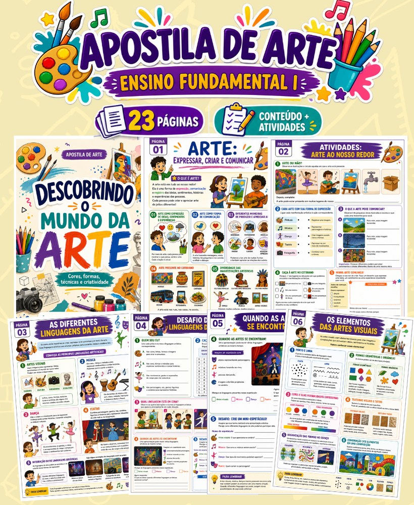 Descobrindo o Mundo da Arte — Apostila de Arte